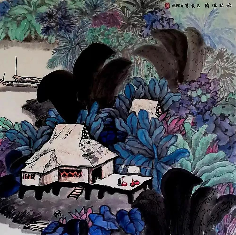 当代名家裘兆明作品赏析_当代名家作品_中国书画墨境艺术