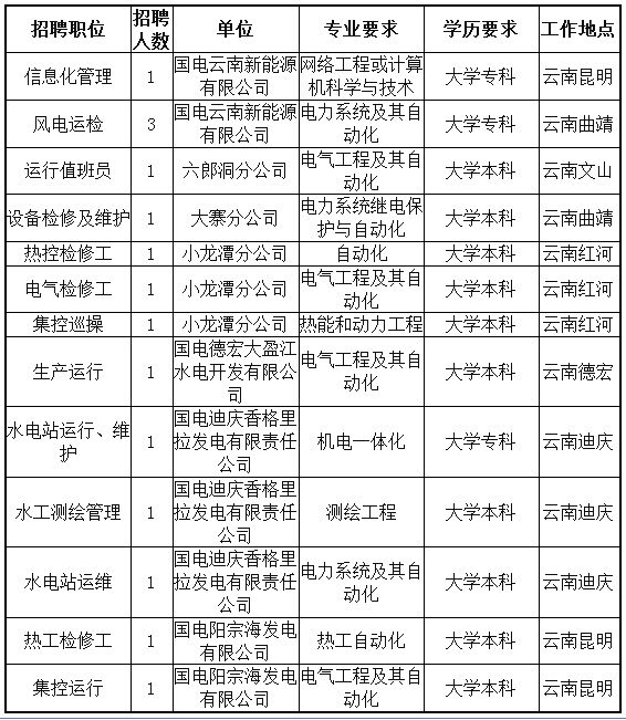 国家能源集团招聘岗位要求_中国国电集团控制类笔试_国家能源集团校园招聘条件