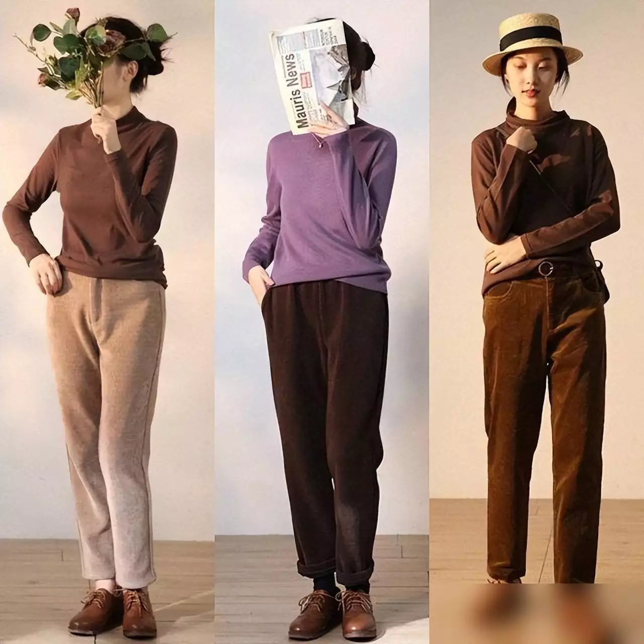 秋冬打底衫选购指南_打底衫穿搭技巧_修身打底衫的搭配