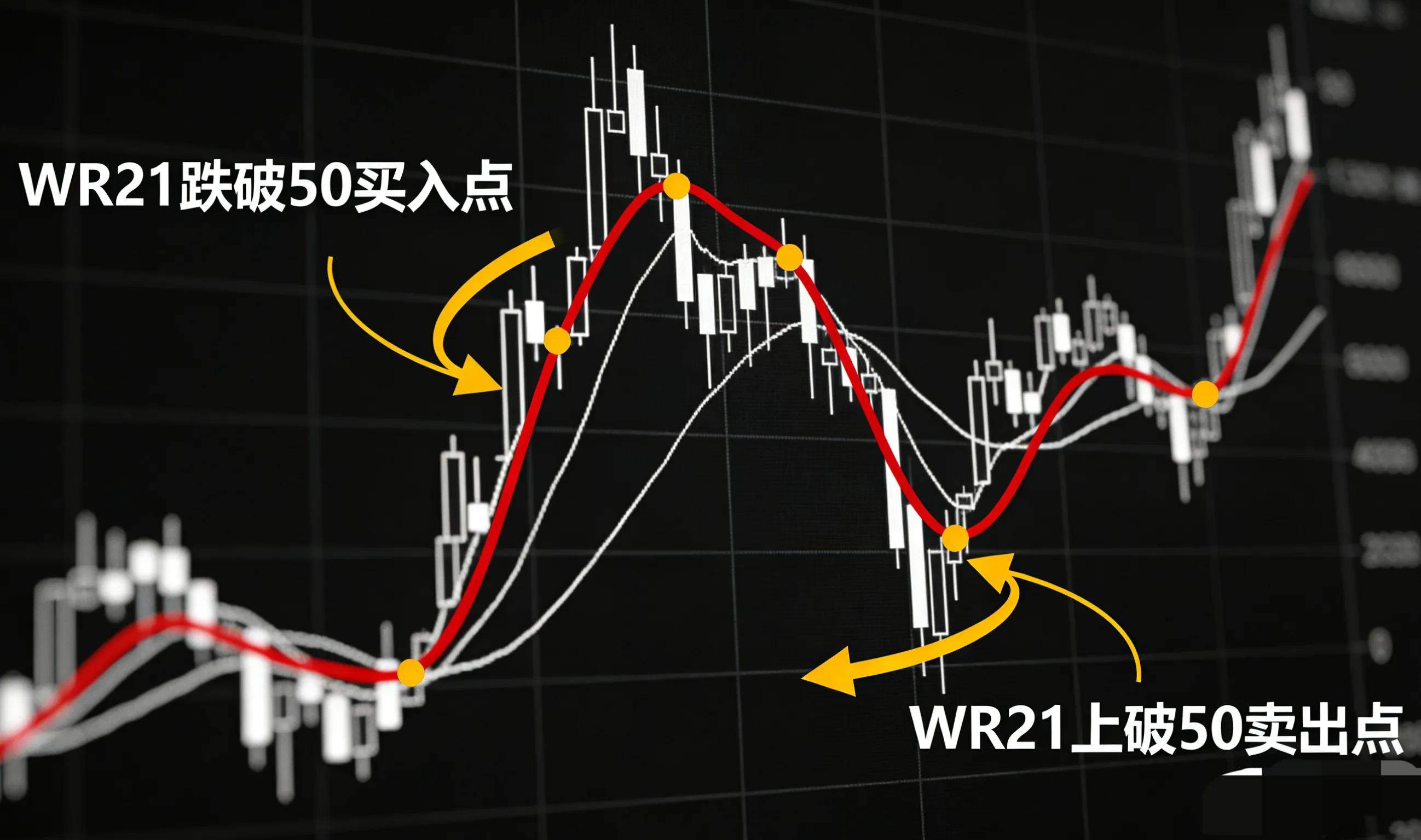 WR21指标抓主升浪_什么指标可以预测股价见顶_WR21指标50线用法