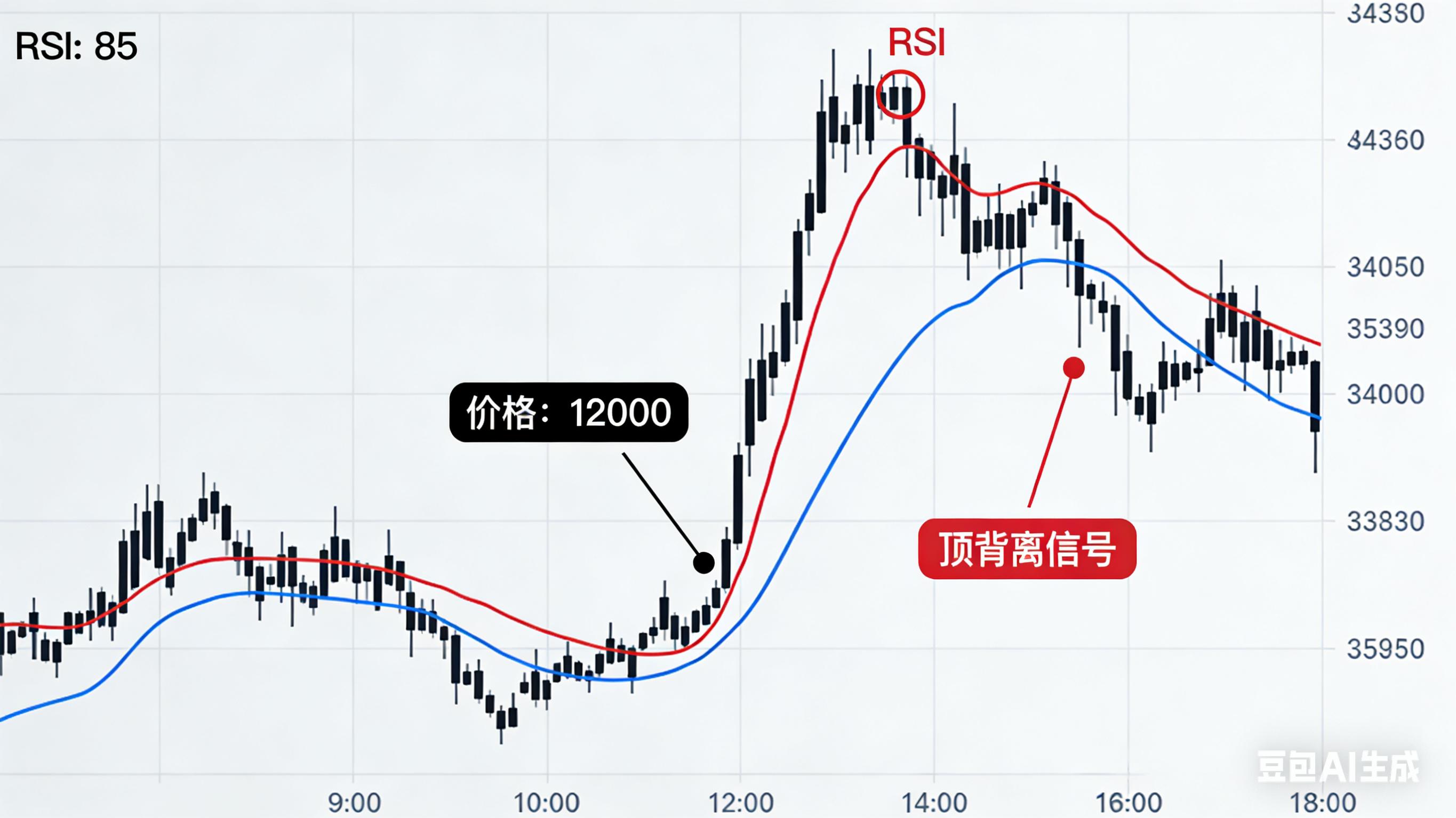 什么指标可以预测股价见顶_RSI背离信号_RSI相对强弱指标